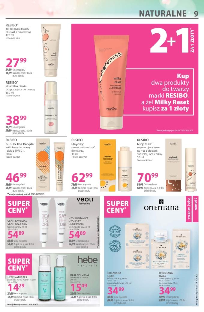 Gazetka promocyjna Hebe str. 9