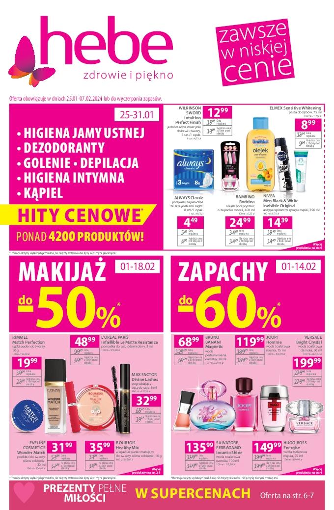 Gazetka promocyjna Hebe str. 1