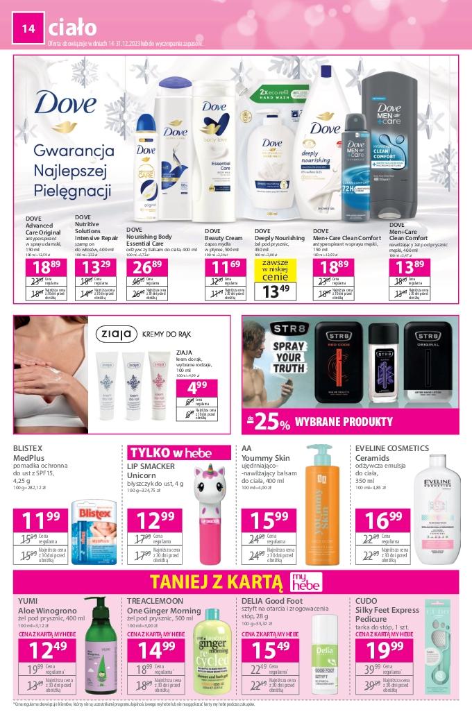 Gazetka promocyjna Hebe str. 14