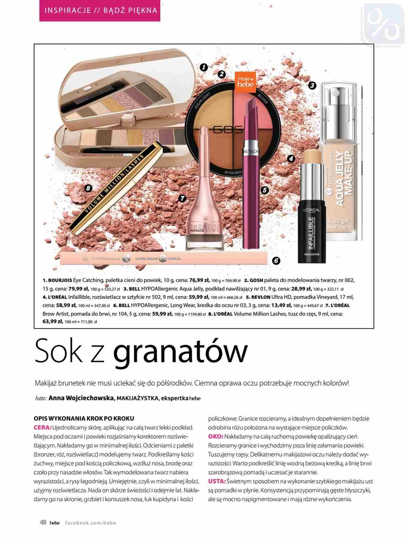 Gazetka promocyjna Hebe str. 48