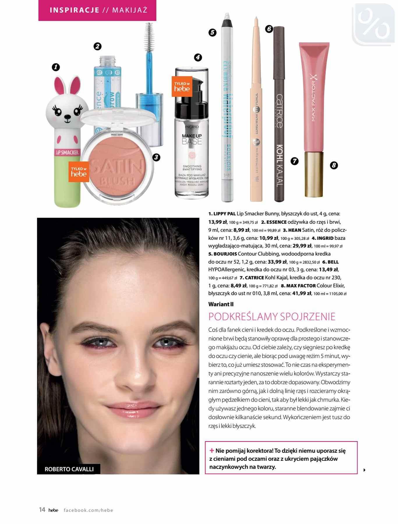 Gazetka promocyjna Hebe str. 14