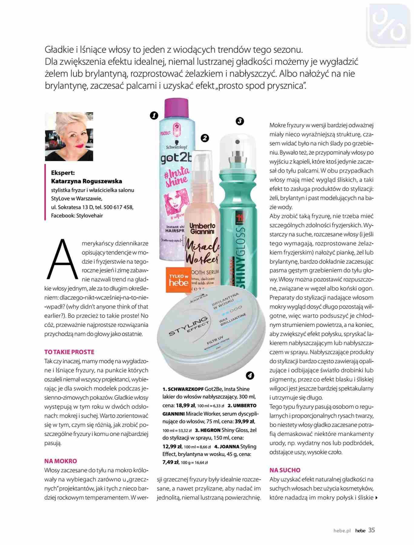 Gazetka promocyjna Hebe str. 35