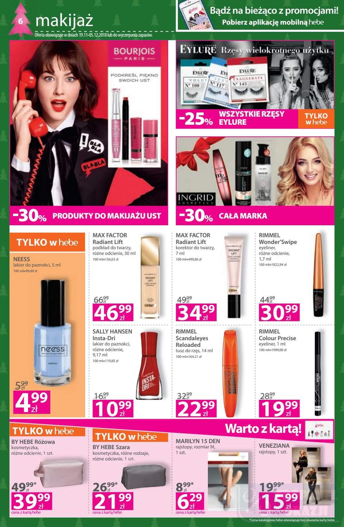 Gazetka promocyjna Hebe str. 6