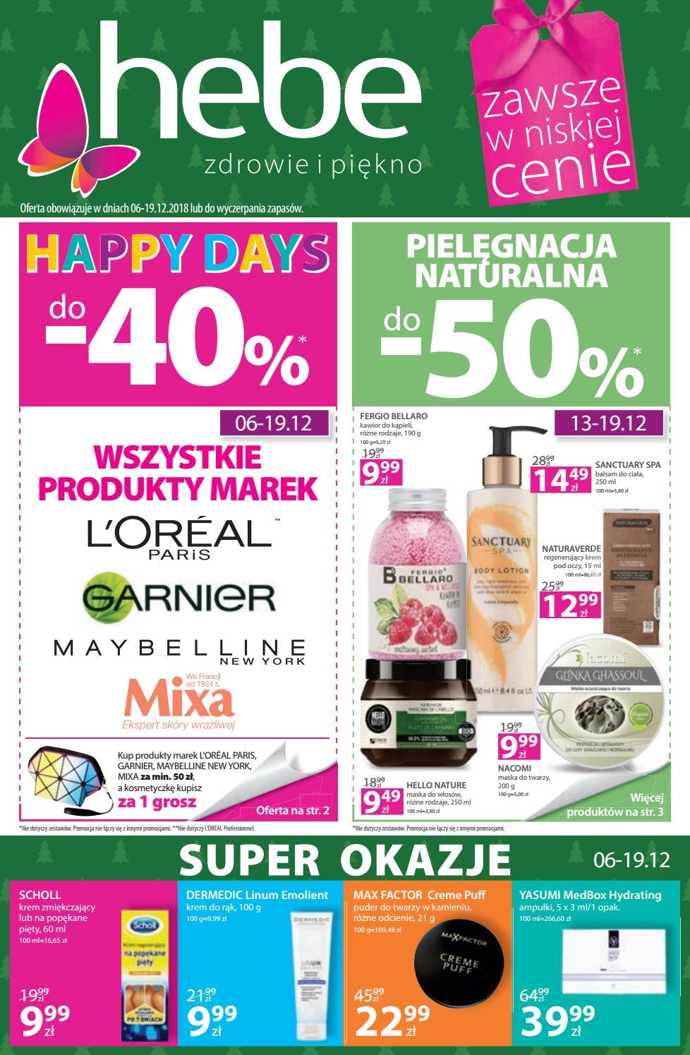 Gazetka promocyjna Hebe str. 1