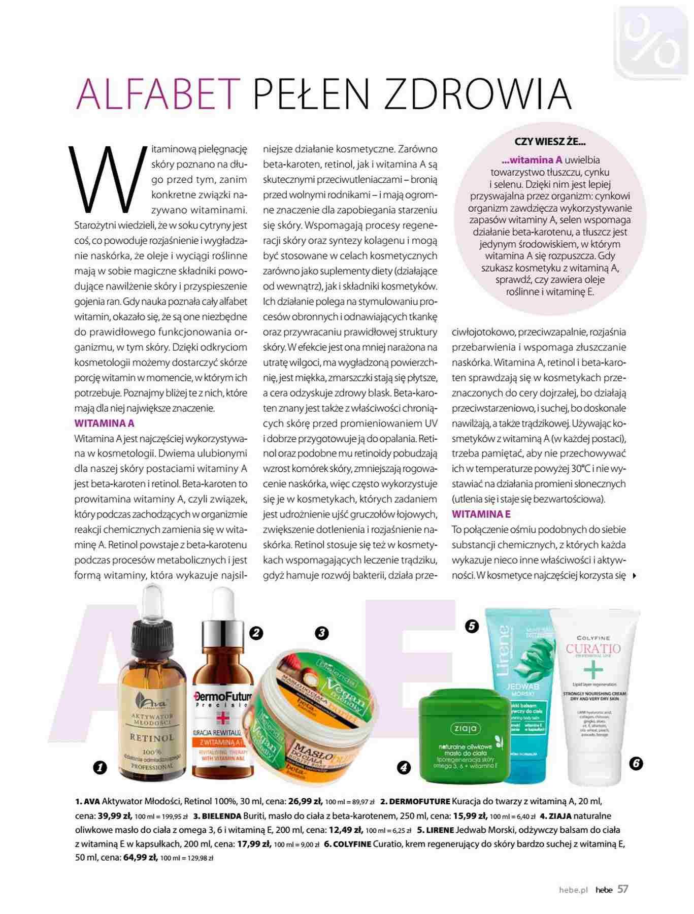 Gazetka promocyjna Hebe str. 57