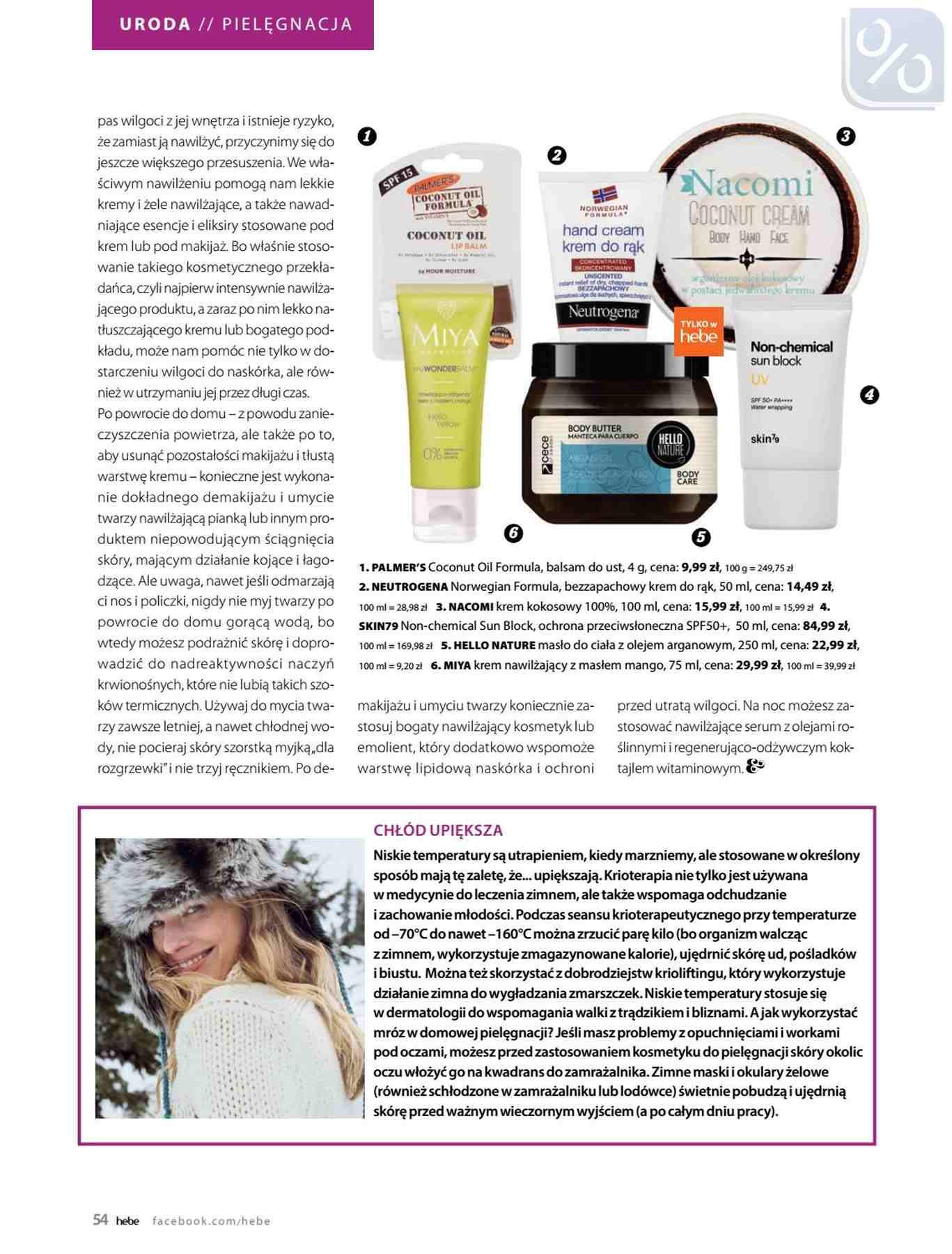 Gazetka promocyjna Hebe str. 54