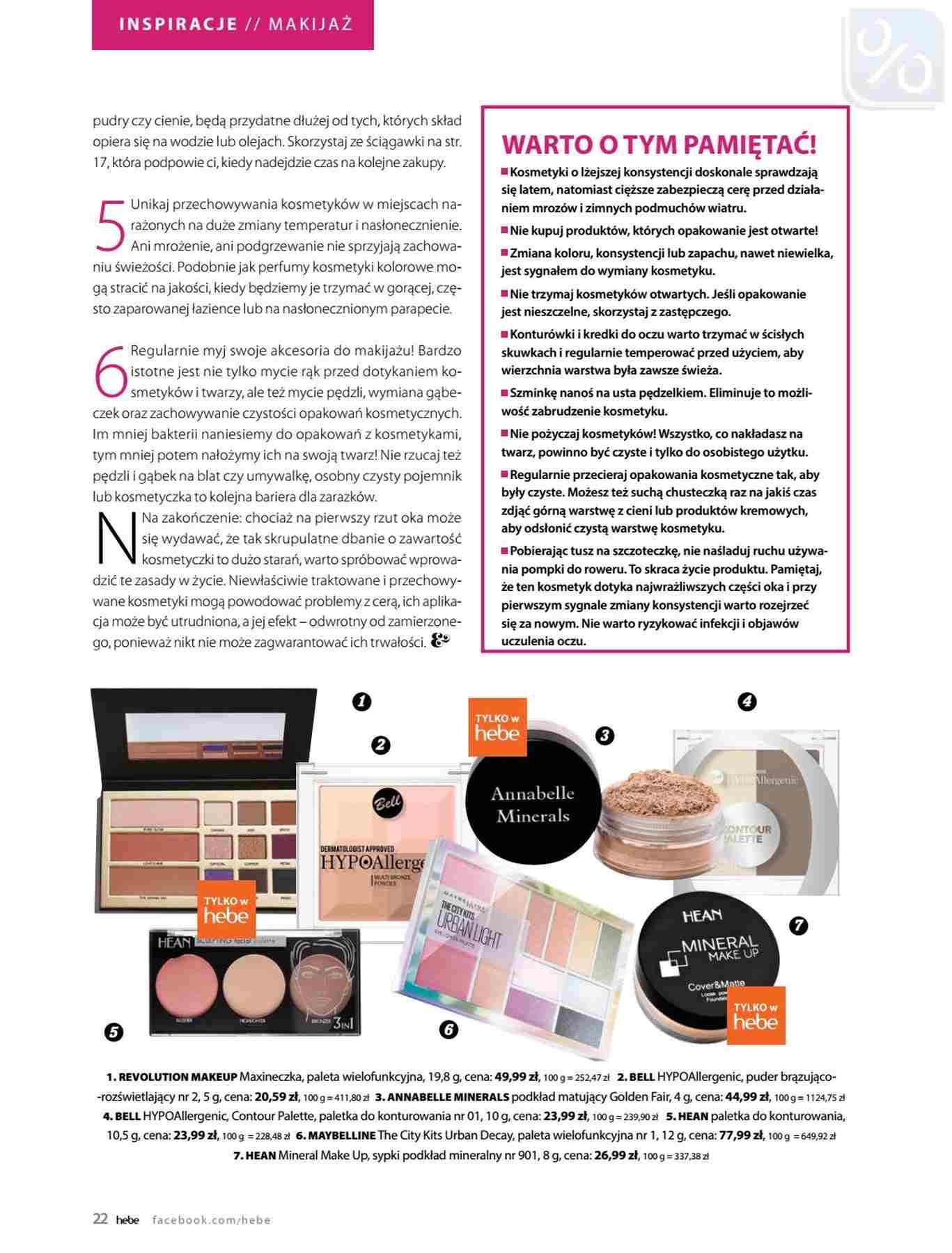 Gazetka promocyjna Hebe str. 22