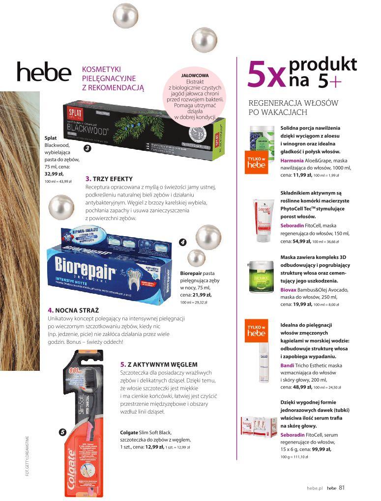 Gazetka promocyjna Hebe str. 81