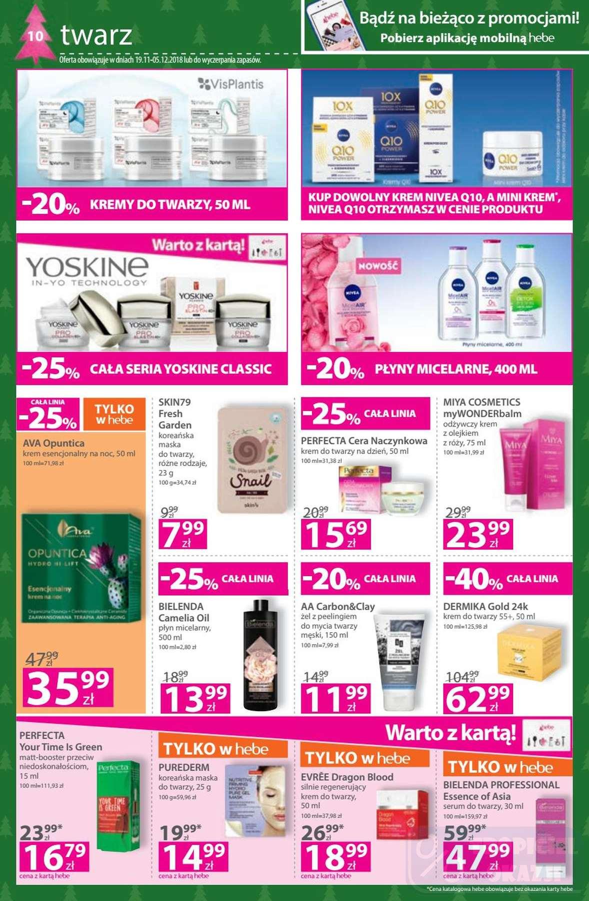Gazetka promocyjna Hebe str. 10