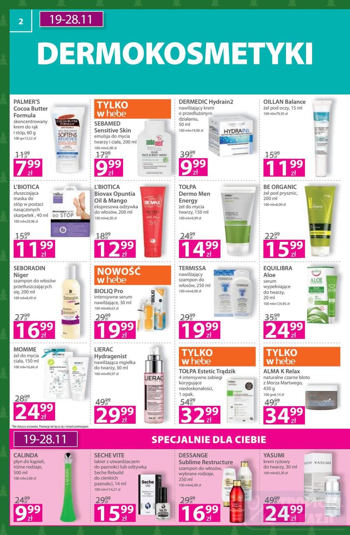 Gazetka promocyjna Hebe str. 2