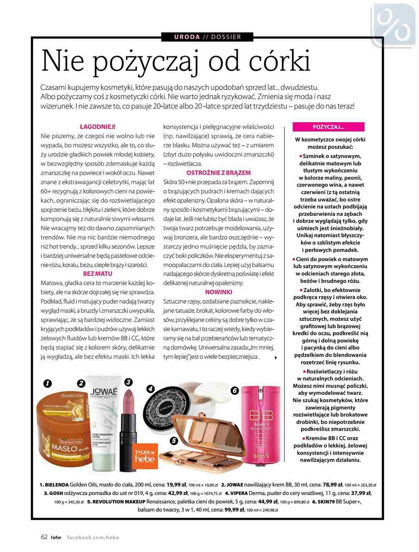 Gazetka promocyjna Hebe str. 62