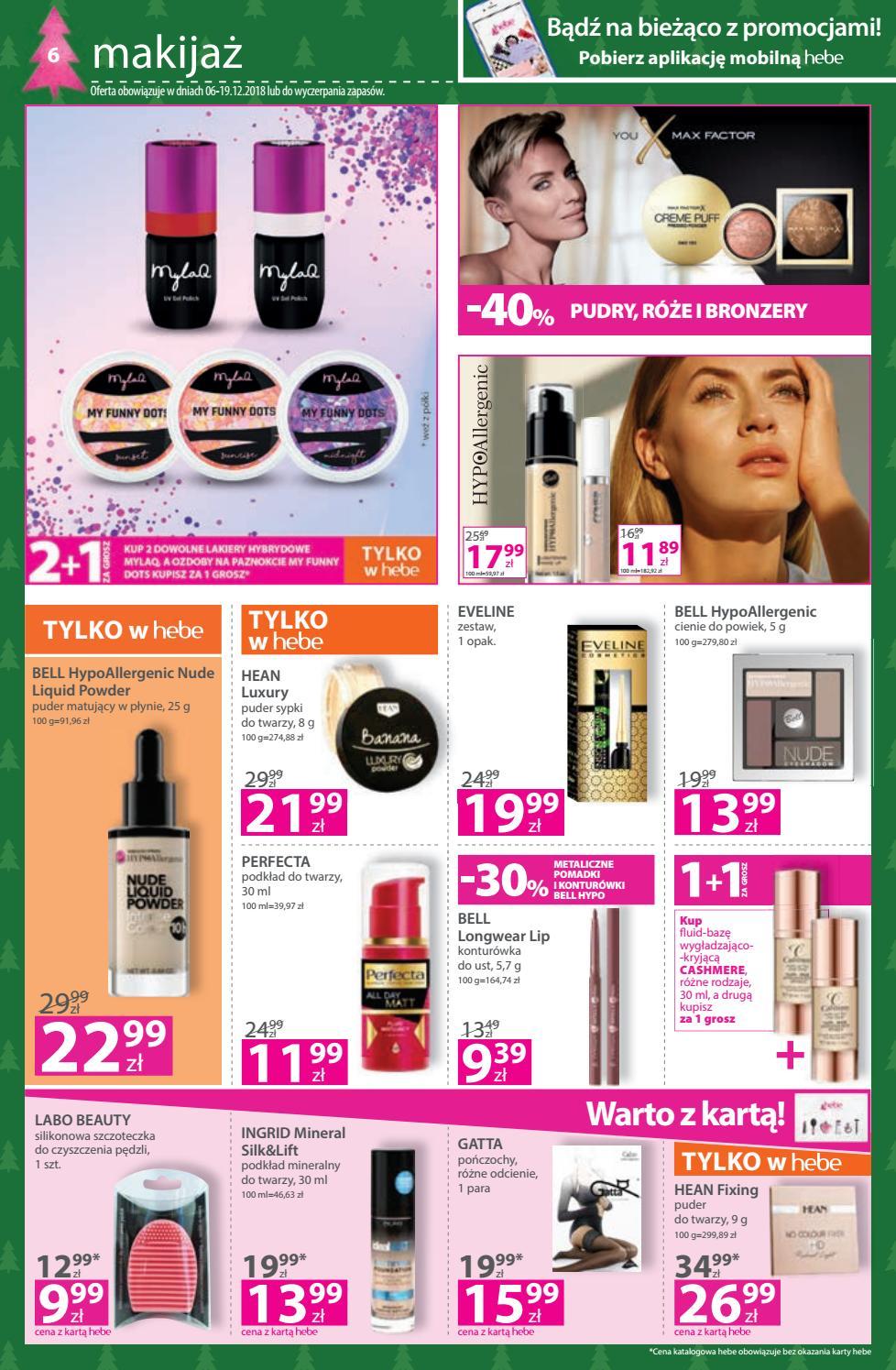 Gazetka promocyjna Hebe str. 6