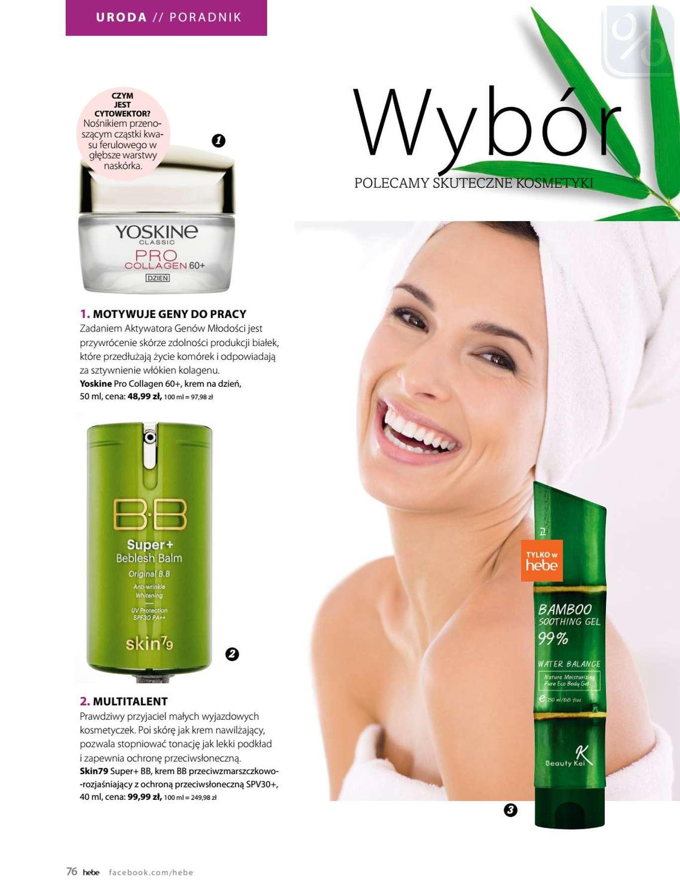 Gazetka promocyjna Hebe str. 76
