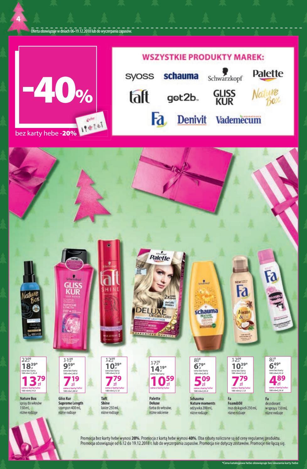 Gazetka promocyjna Hebe str. 4