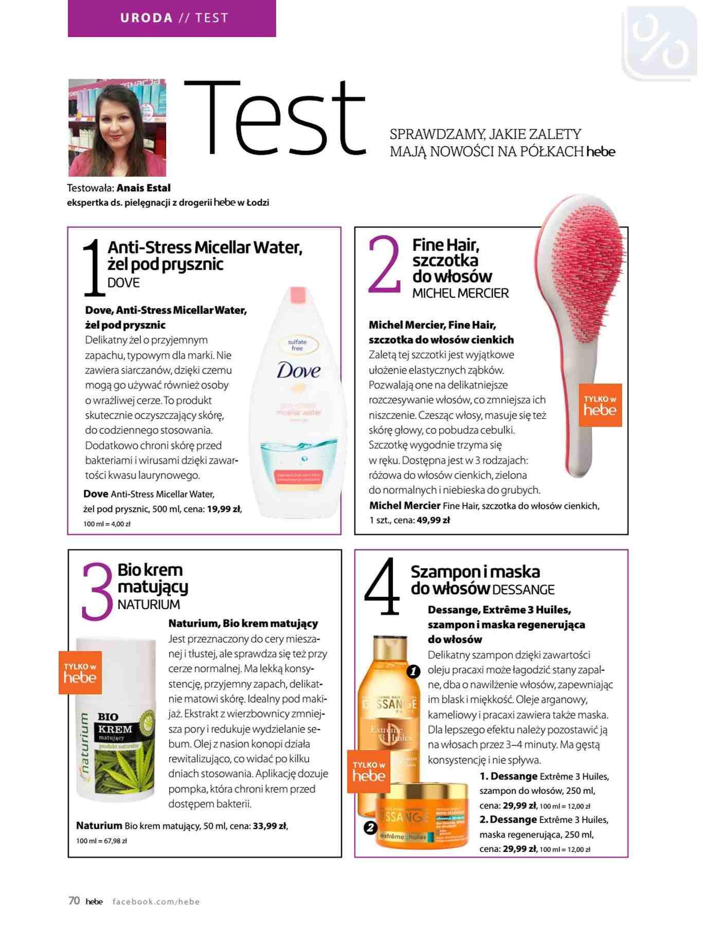 Gazetka promocyjna Hebe str. 70