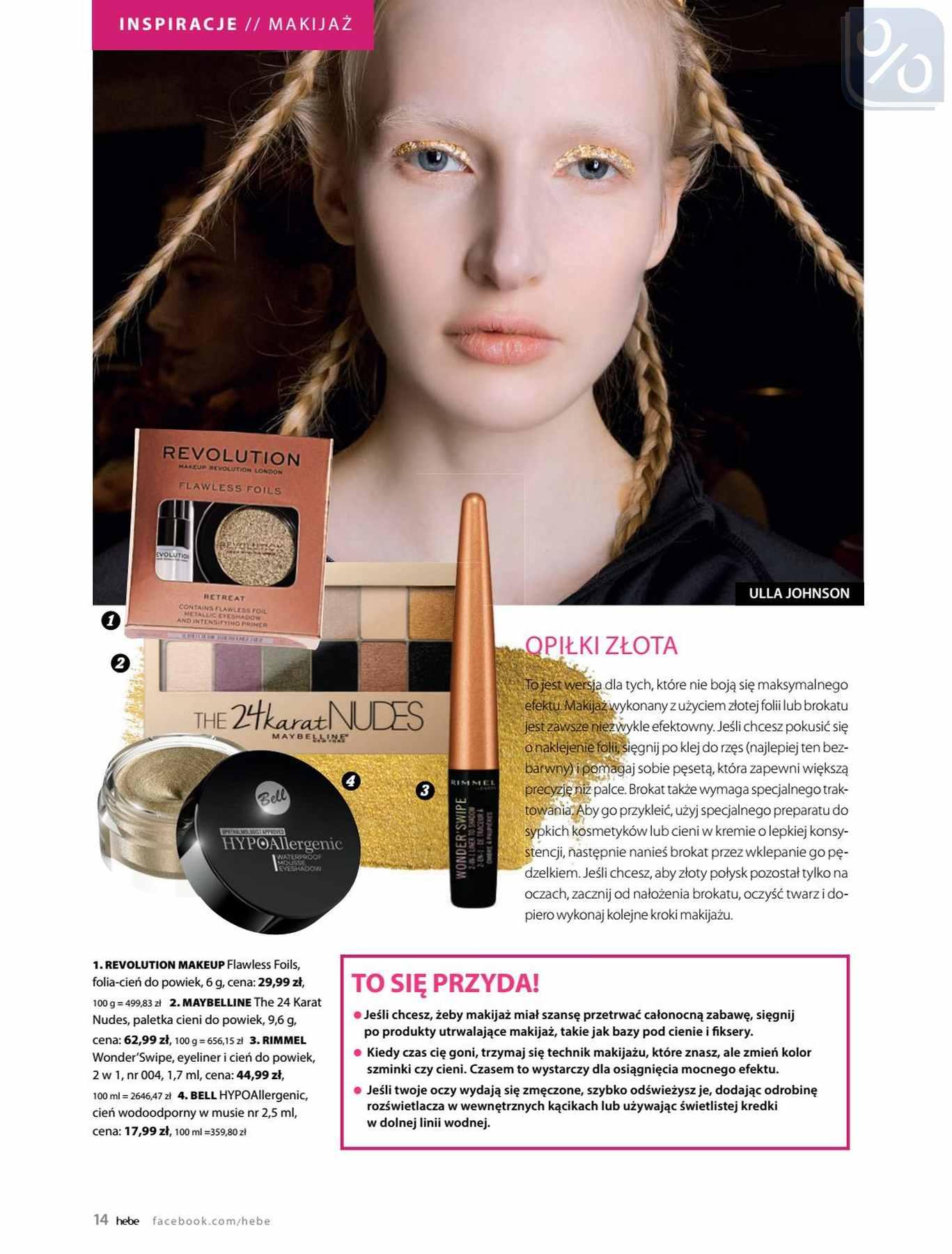 Gazetka promocyjna Hebe str. 14