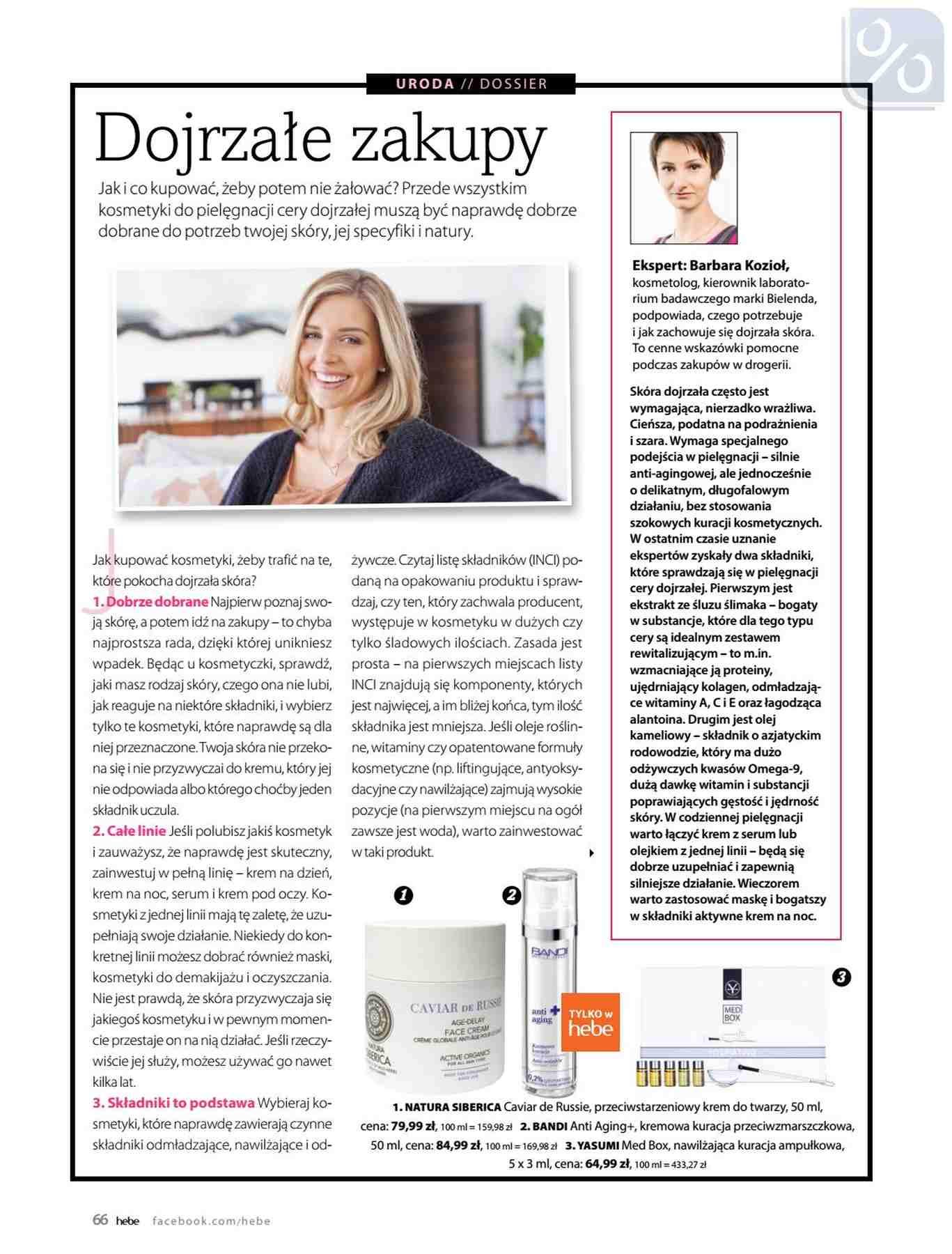Gazetka promocyjna Hebe str. 66