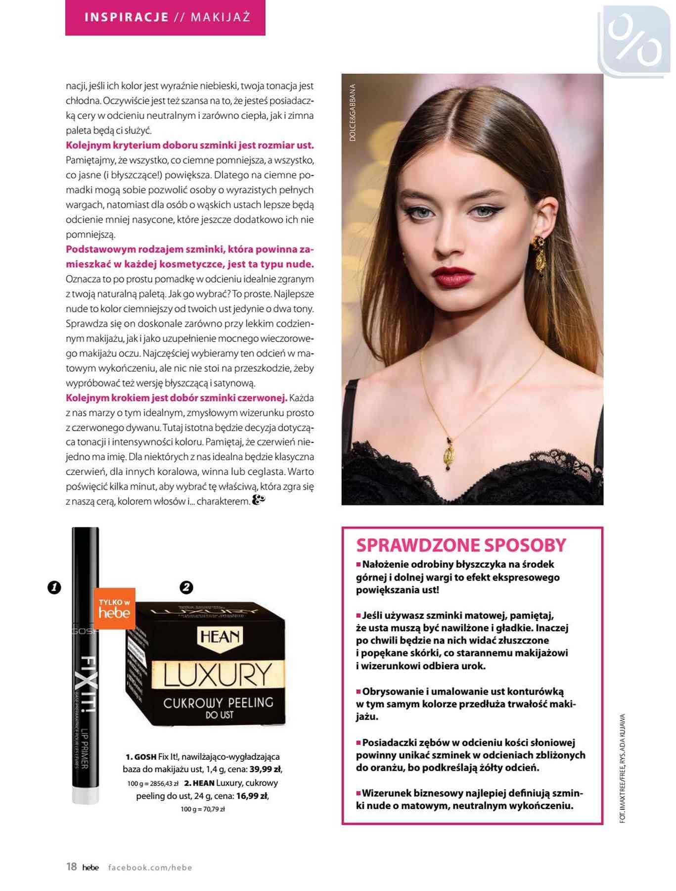 Gazetka promocyjna Hebe str. 18