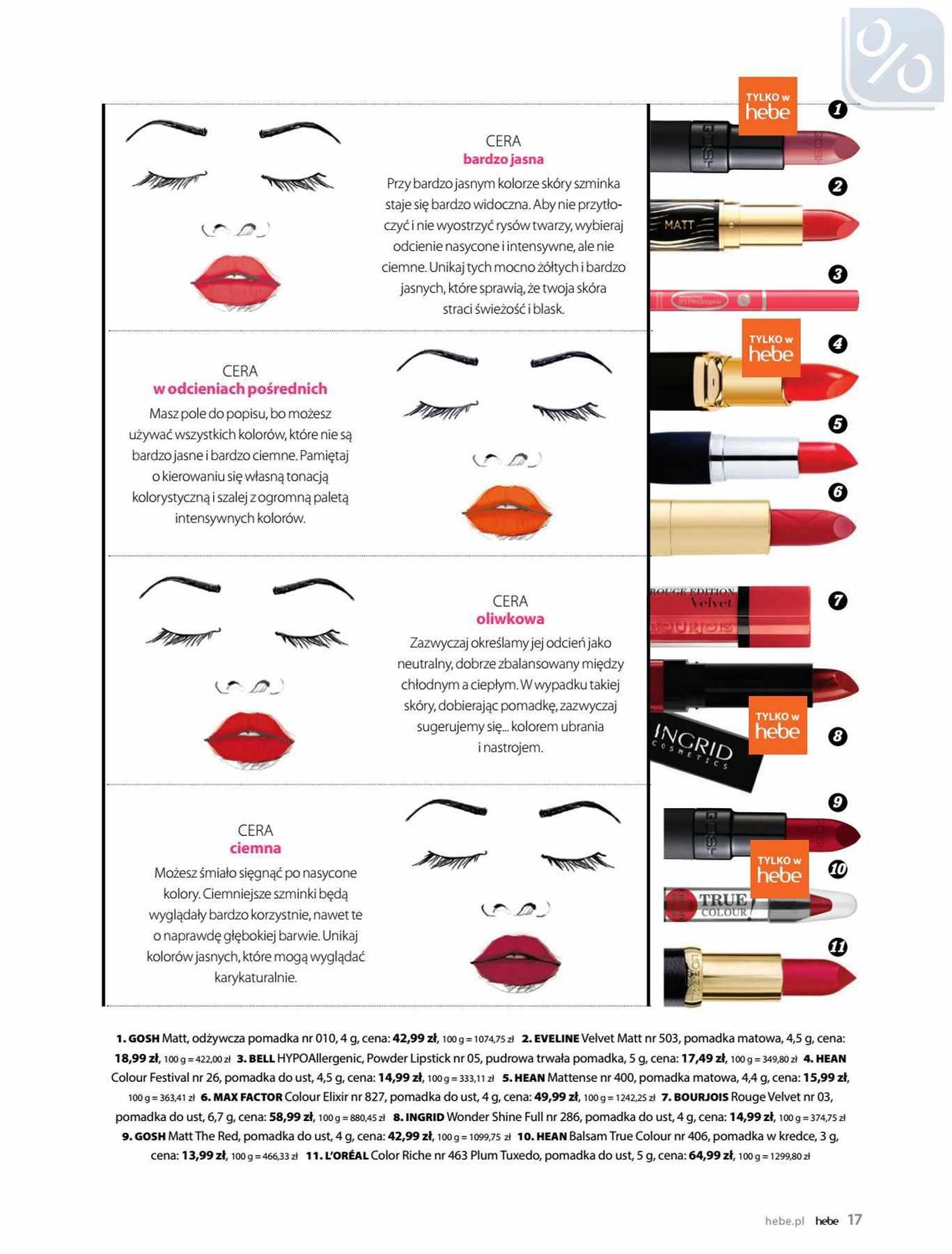 Gazetka promocyjna Hebe str. 17