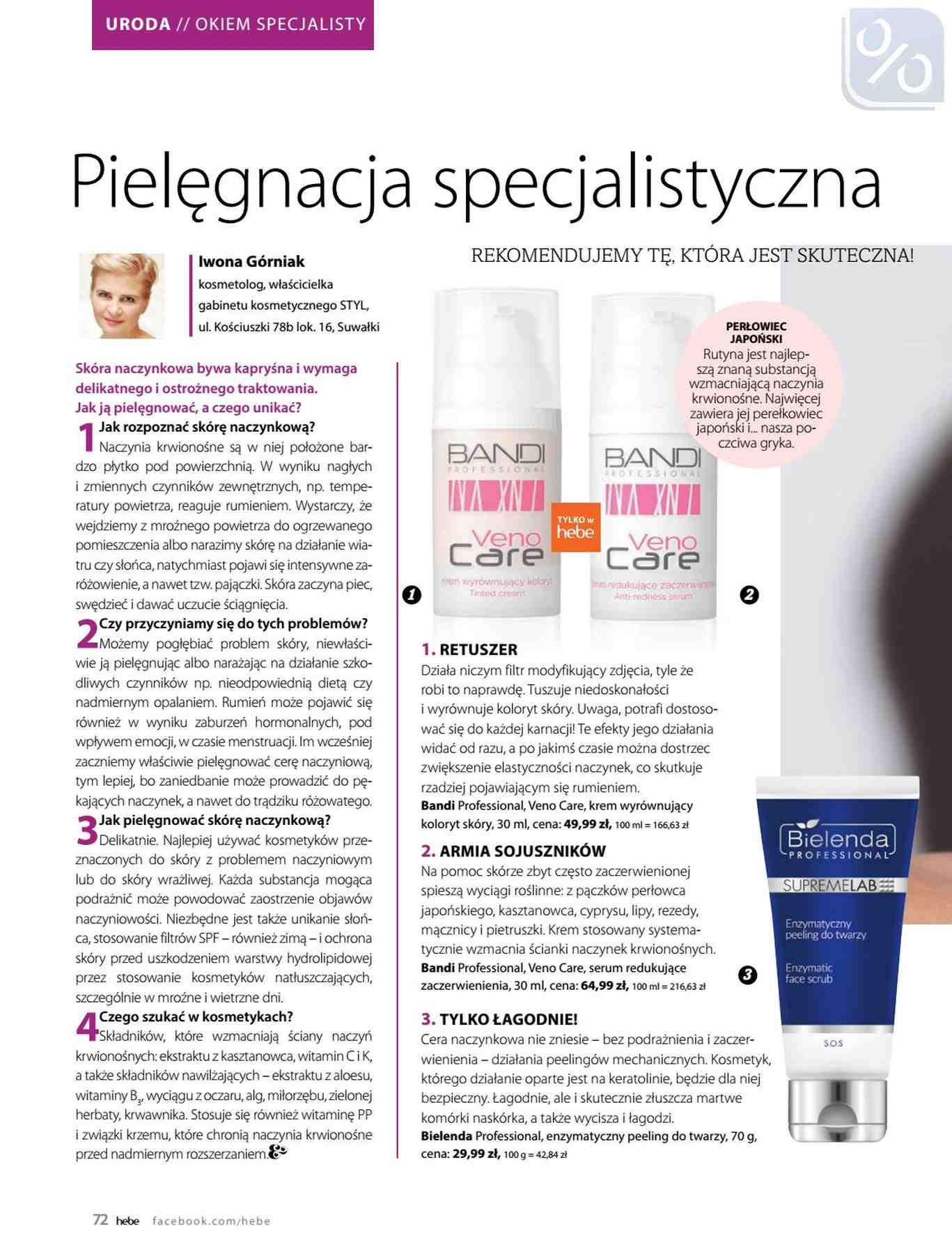 Gazetka promocyjna Hebe str. 72