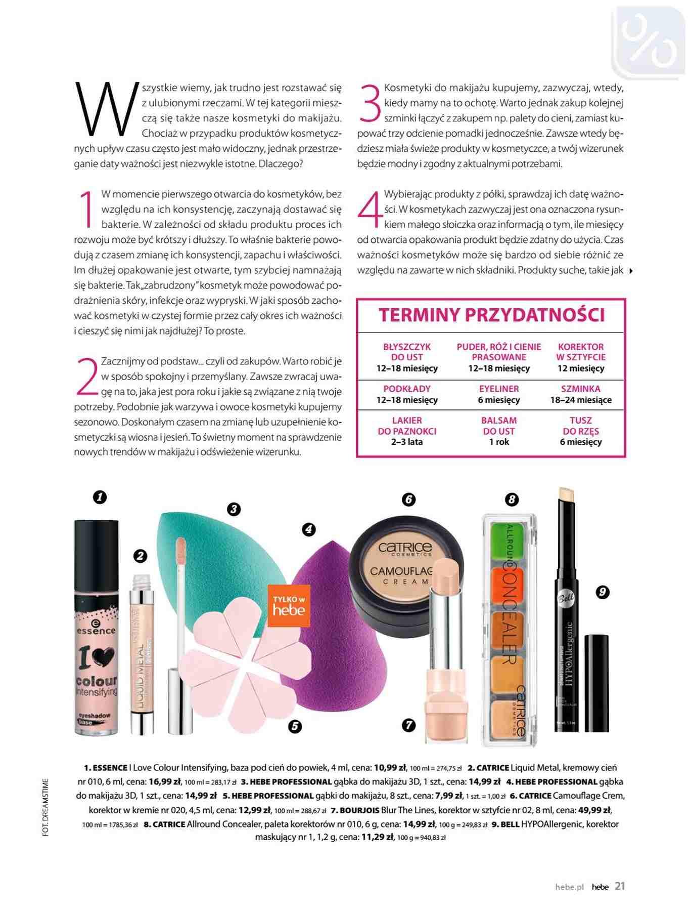 Gazetka promocyjna Hebe str. 21