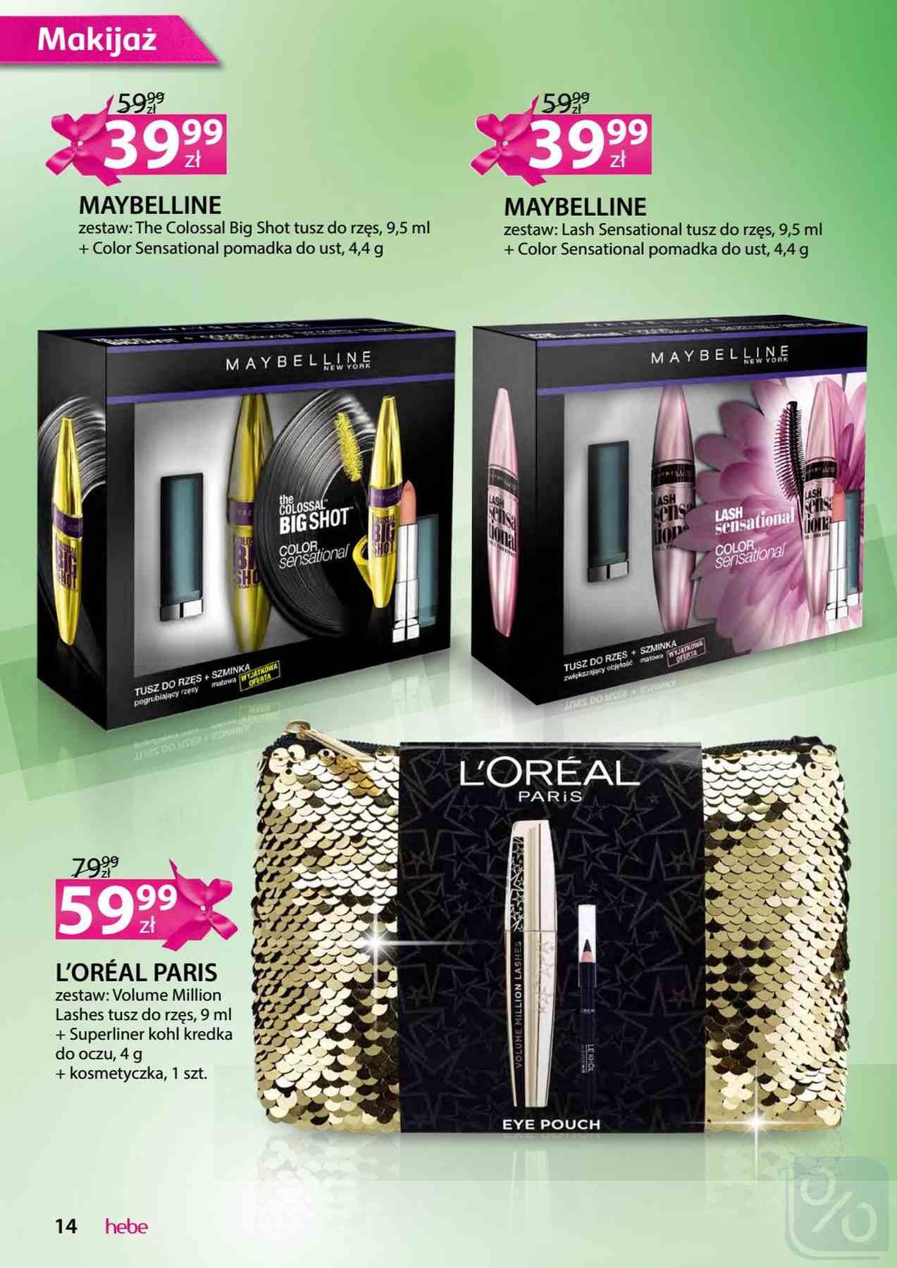 Gazetka promocyjna Hebe str. 14